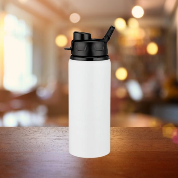 Termo Sport Aluminio Tapa Negra 600ml - Image 2