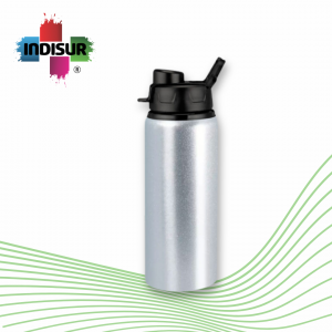 Termo Sport Aluminio Tapa Negra 600ml