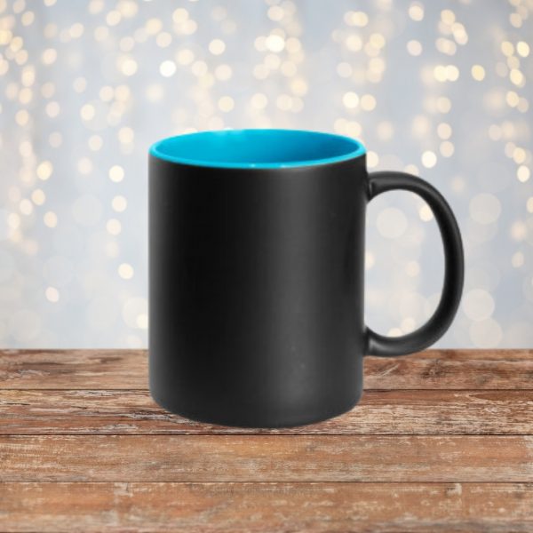 Taza Magica Mate Negra Interior de Color