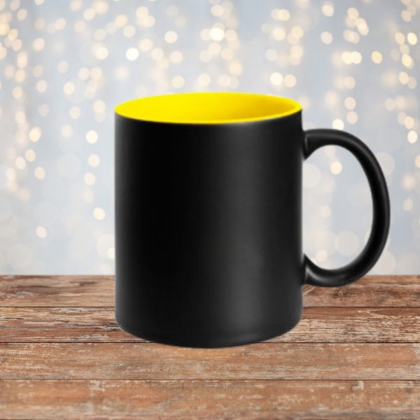 Taza Magica Mate Negra Interior de Color - Image 2