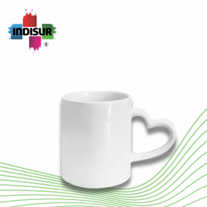 Taza con mango de corazón 11oz