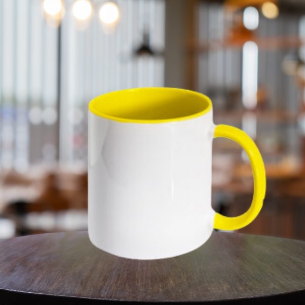 Taza Interior y asa de color 11oz - Image 2