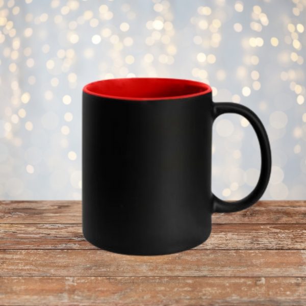 Taza Magica Mate Negra Interior de Color - Image 4