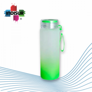 Botella de Vidrio Satinado 16oz