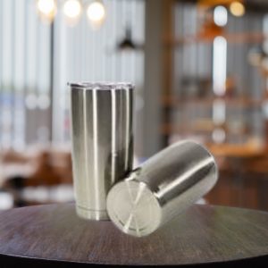 Vaso de acero inoxidable conico plata 30oz