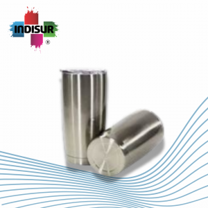 Vaso de acero inoxidable conico plata 30oz